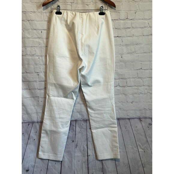 rag & bone NY simone snap pants iris White Women’s Size 6 made in USA - Picture 4 of 11